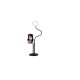 RING LIGHT LS-90-3 WITH MICROPHONE AND PHONE HOLDER 3.54" 3 COLOR LIGHT ADJUSTMENT WHITE